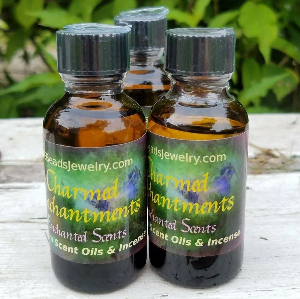 Scent Oils Cosmetic Grade A++ Enchanted Scents Diffuser Warmer Lava Bead Jewelry - Image 4 of 4