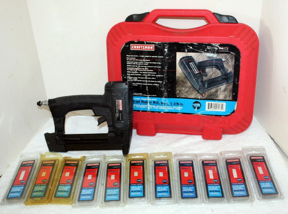 Craftsman brad nailer sale nails