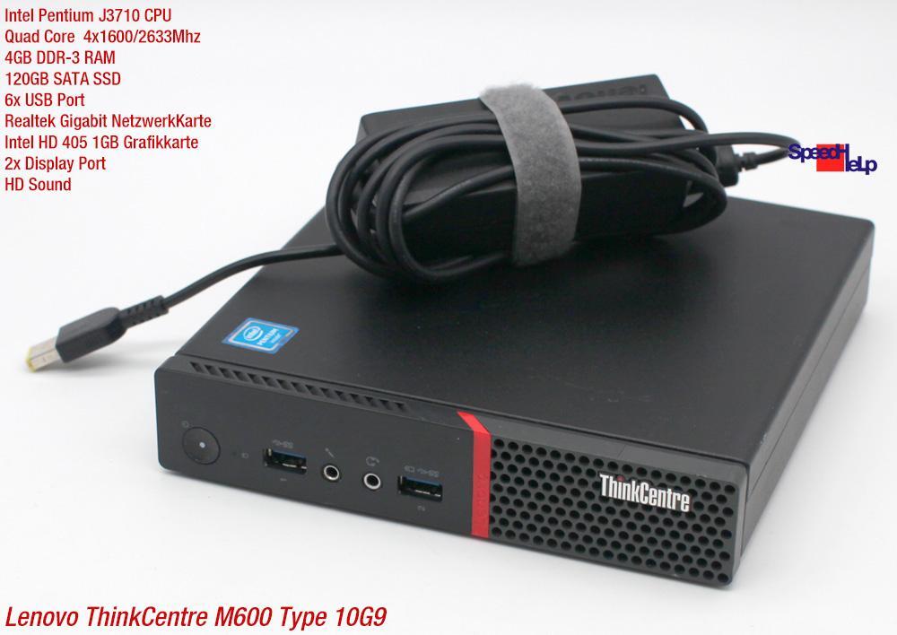Lenovo Thinkcentre M600 10G9 Mini PC Computer 120GB SSD 4GB Quad