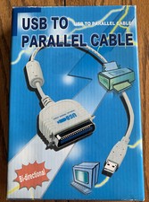 6ft USB to Parallel Cable Bi-Directional KV200V1