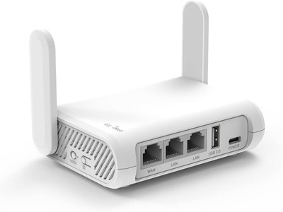Gl.Inet GL-SFT1200 (Opal) Secure Travel Wifi Router   AC1200 Dual Band Gigabit E