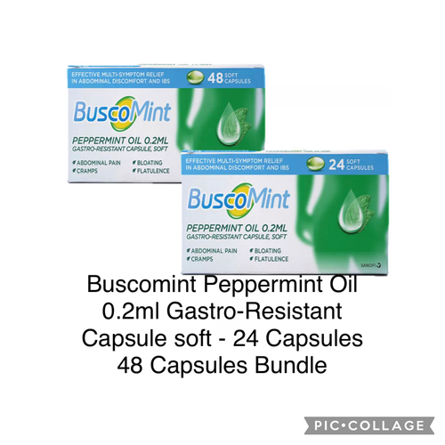 Peppermint Oil 0.2ml GastroResistant Capsule Soft 24 48