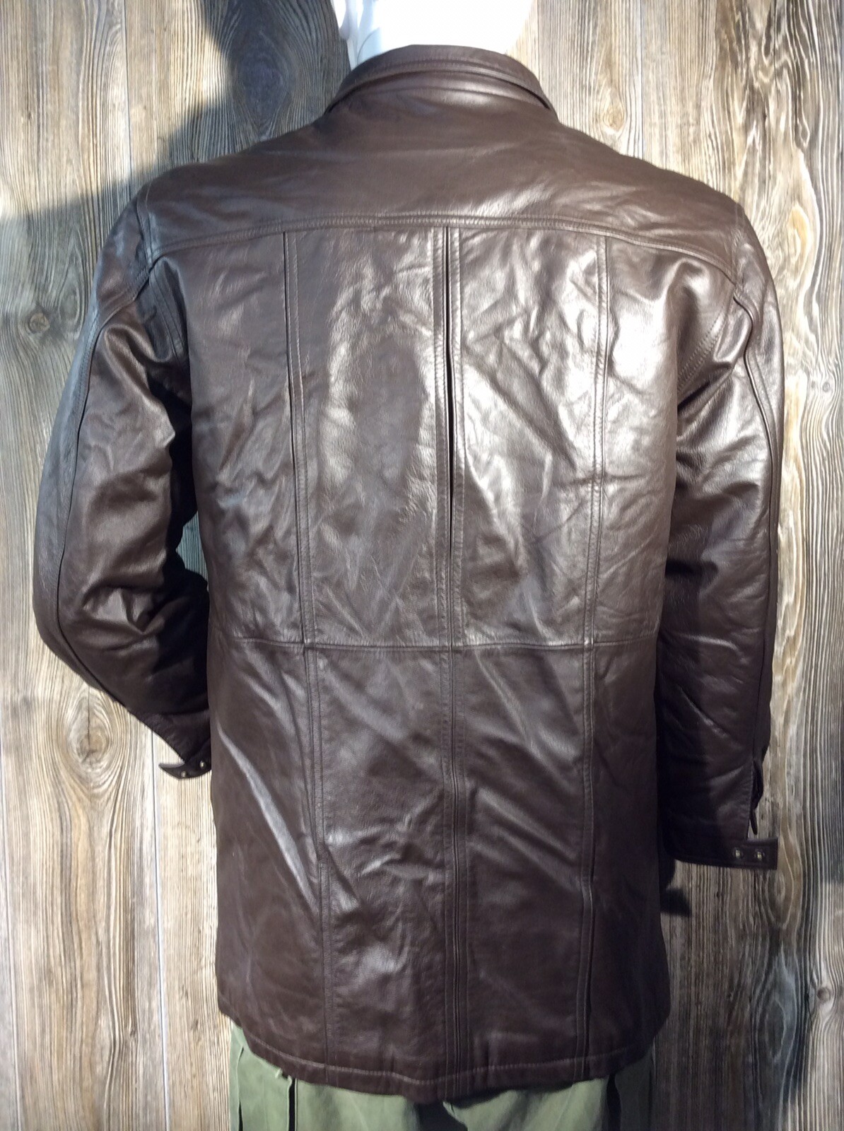 FG Leather Jacket Field Gear Leather Coat Mens XS The… Gem