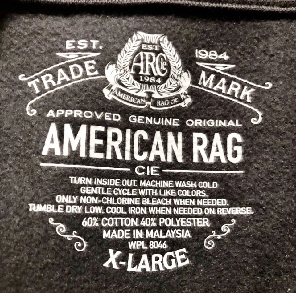 Толстовка American Rag Christmas Turnt Up с графическим принтом эльфы серая мужская размер XL - Изображение 4 из 4