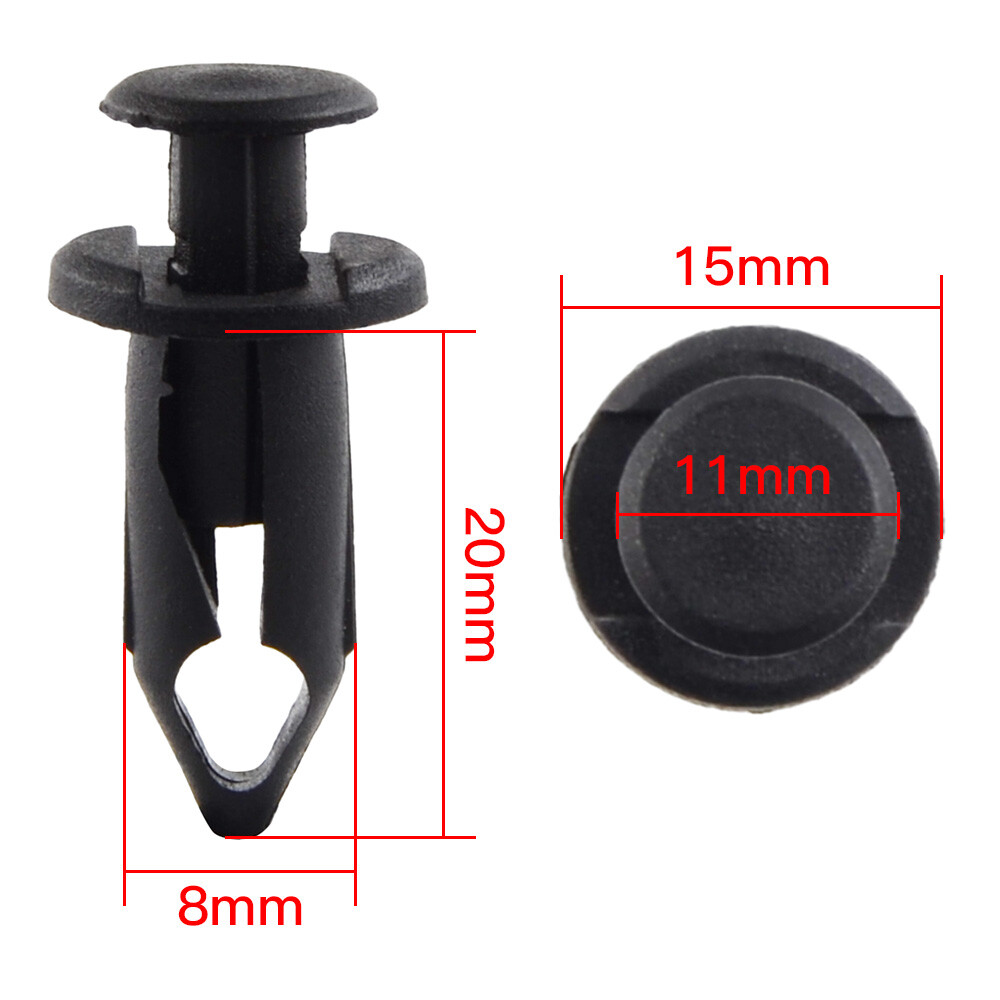 For Suzuki Eiger Ozark Quadsport Z400 Z250 Fender Clips Rivet Push