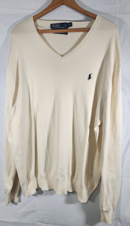 Polo Ralph Lauren Ivory Sweater Size XXL - image 1