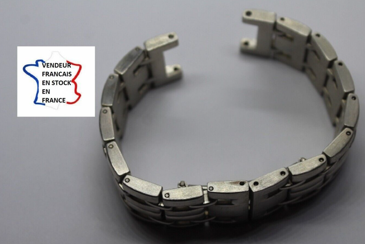 Bracelet De Montre En Acier Inoxydable - Largeur 18mm - Fermoir Papillon - Neuf Sans étiquette