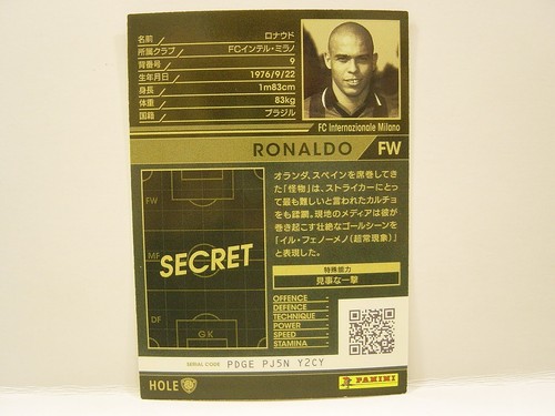 Panini WCCF 2016-17 HOYO Ronaldo Luís Nazário 1976 Brasil Nº9 FC Inter Legends - Imagen 6 de 8
