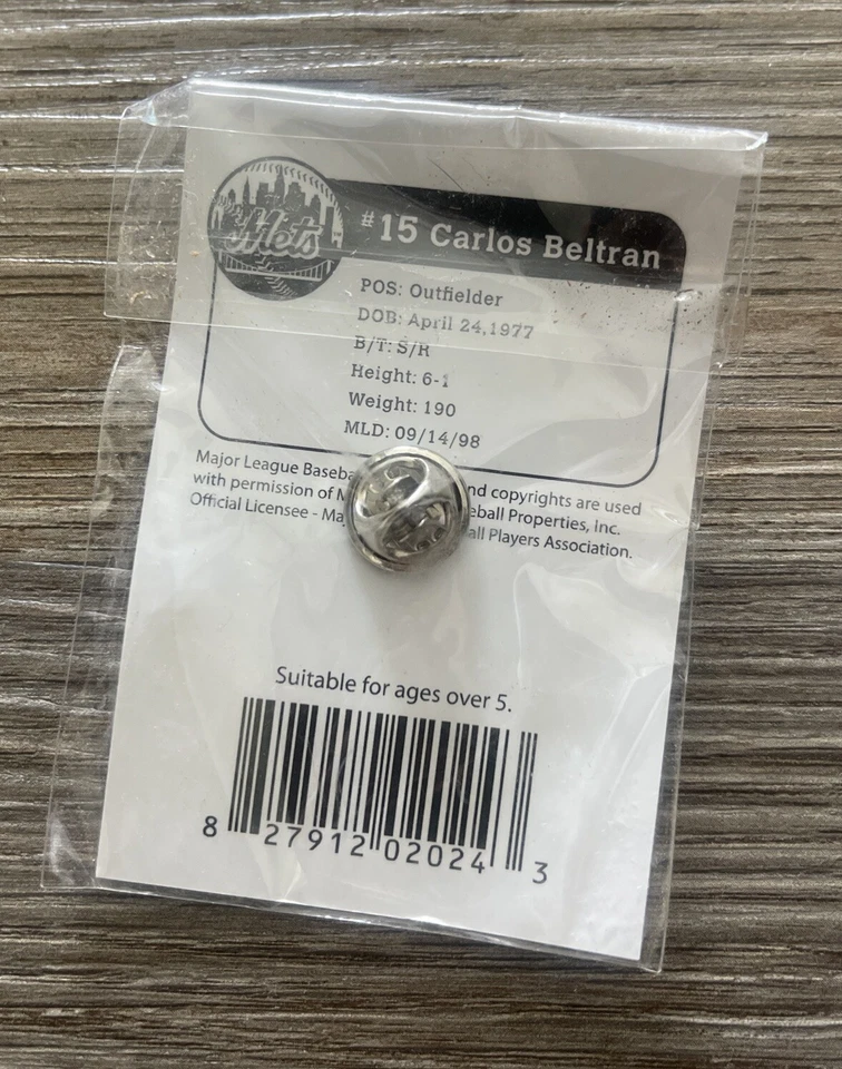 Carlos Beltran New York Mets 2005 Pin Collection - Image 2 of 2