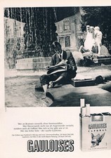 Gauloises Werbeanzeige Werbung Gauloises #2 &Uuml;G