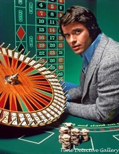 Robert Urich como Dan Tanna en el programa de televisión "Las Vegas" - 1978 - Impresión fotográfica vintage