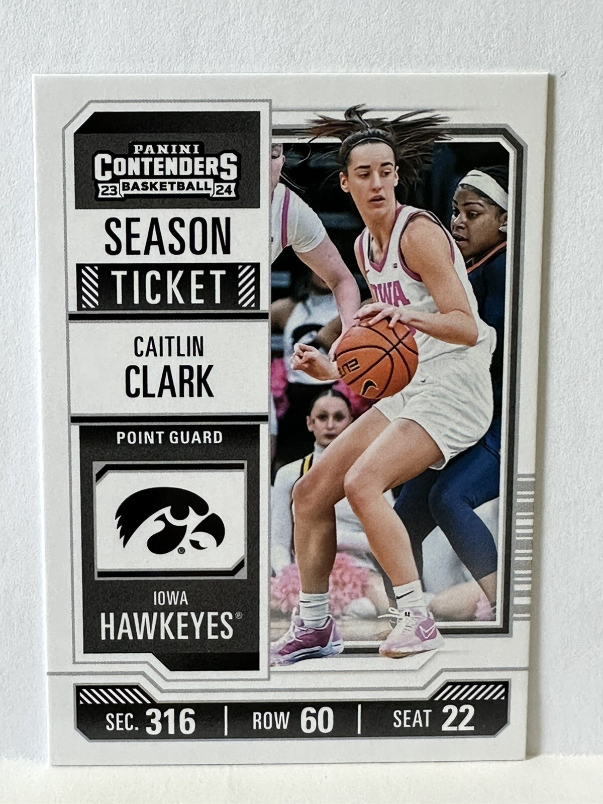 2024 Panini Caitlin Clark Collection - College Contenders #CC4 Caitlin Clark...