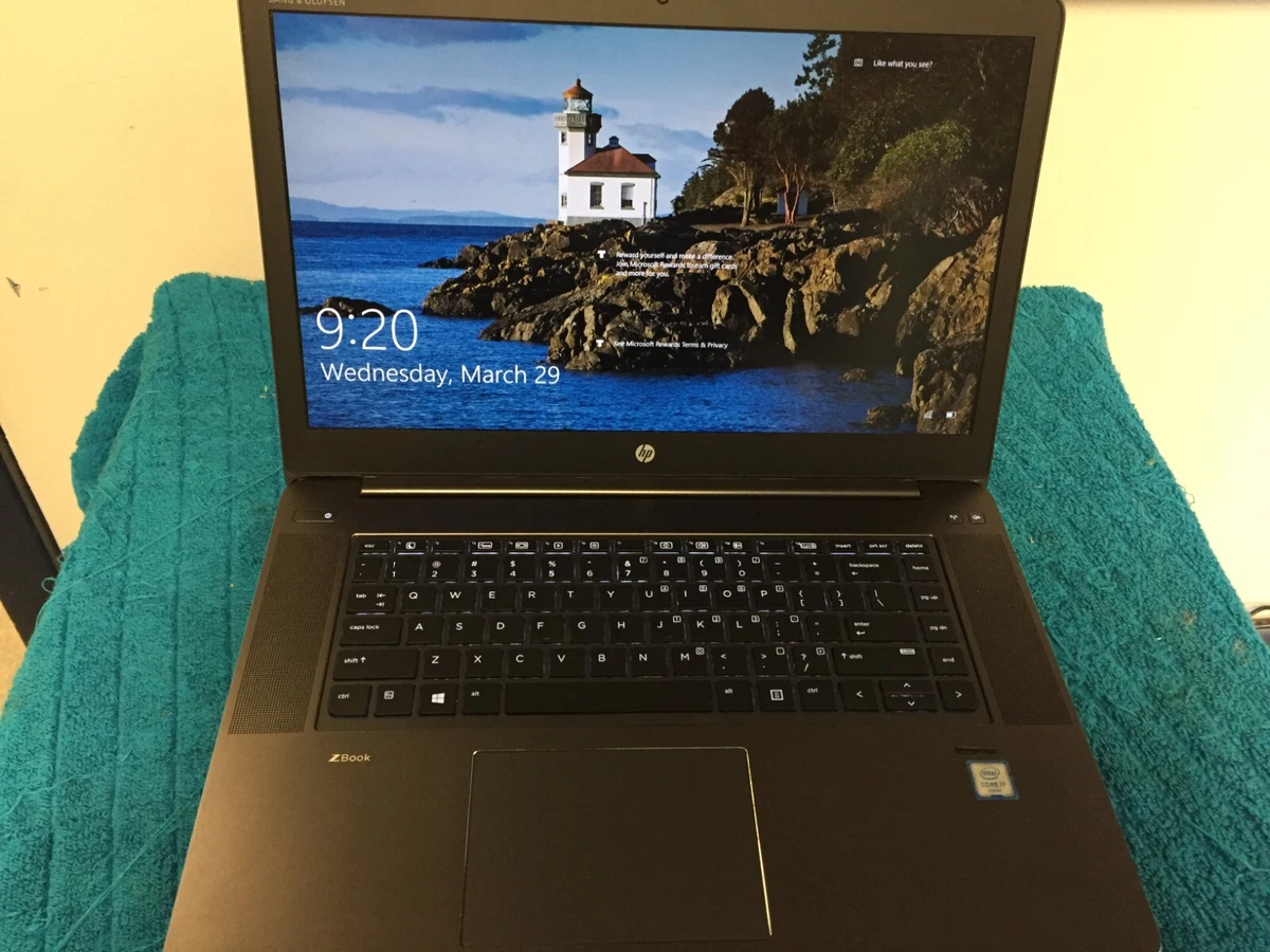 HP Zbook Studio G3 i7-6700HQ 2.6GHz, 15.6 16GB 512GB SSD Backlit KB, Win 10 Pro