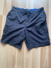 George Mens black shorts size M with pockets drawstring fasten great condition