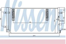 Nissens Condenser for Audi A6 TDi CLAA 3.0 Litre October 2013 to April 2015