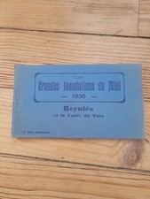 Carnet cartes postales Les grandes inondations 1930 Reyniès 82