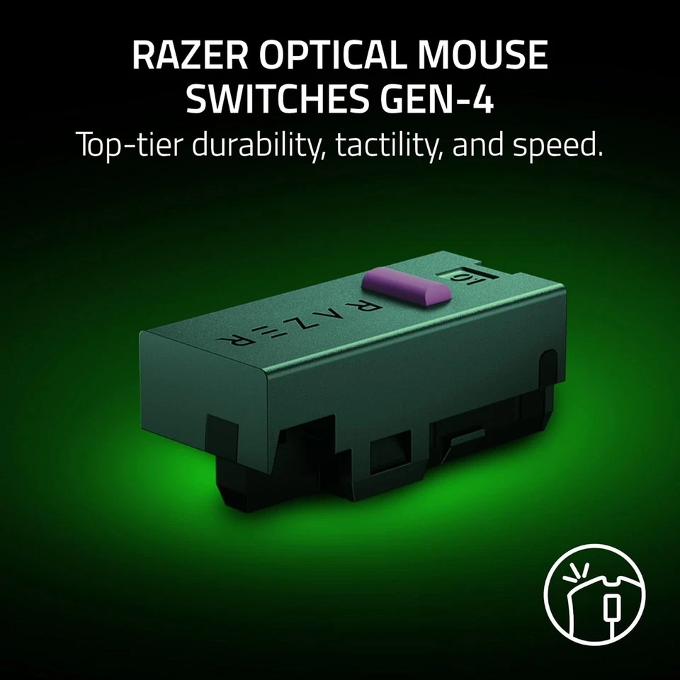 Razer DeathAdder V4 Pro - Ultra-lightweight Wireless Ergonomic Esports Mouse - 5 - Image 2 of 4