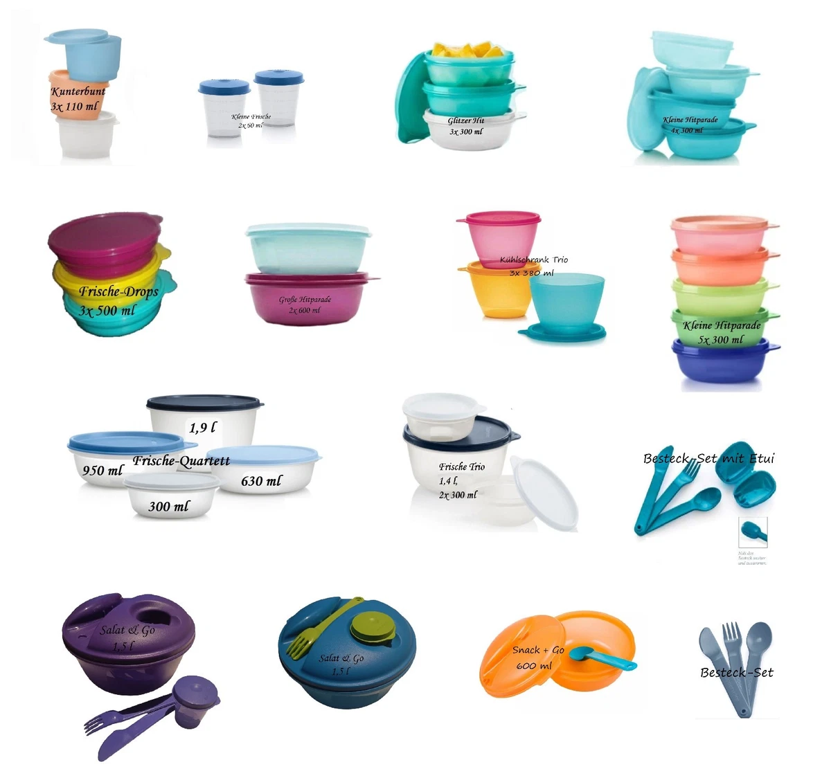 Tupperware Nevera Hit-parada 300 Ml Mini Panorama Turquesa O | Envío gratis