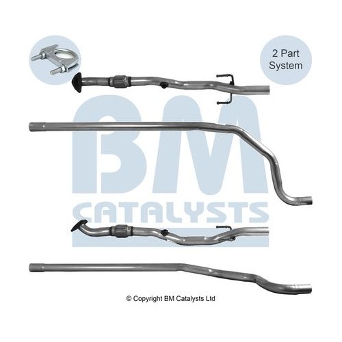 For VAUXHALL CORSA Mk IV E X15 2014 onwards Exhaust Pipe