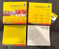 Rosetta Stone Chinese Mandarin Complete Set Levels 1-5 w Key Code Fast Shipping 