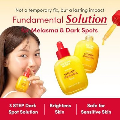 EQQUALBERRY Vitamin Illuminating Serum Brightening Vitamin C Face Serum`