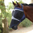 Shires FlyGuard Pro Fine Mesh Earless Fly Mask with Nose , UV Protect, 2 Colours