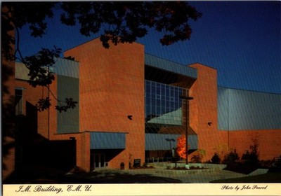 Vintage Postcard of I.M. Building, Eastern Michigan University