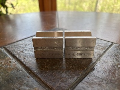 Vintage Brown & Sharpe Machinist V Blocks Pair 750A