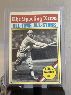 1976 Topps - The Sporting News AllTime All-Stars Honus Wagner #344
