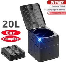 20L Portable Folding Toilet Car Outdoor Travel Potty for Camping Hiking Beach T