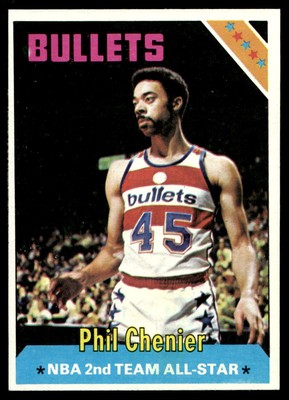 1975-76 Topps #190 Phil Chenier Washington Bullets EX-EXMINT