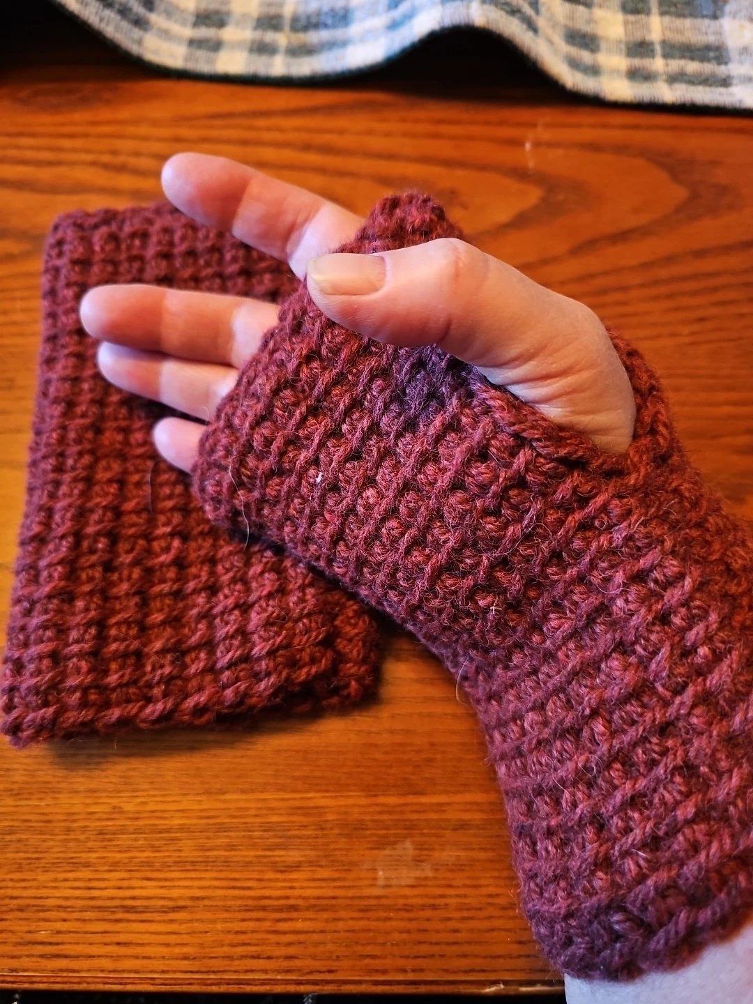 Hand Made Alpca Hand Warmers Gloves