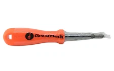 Great Neck 6-in-1 Screwdriver with Interchangeable Phillips Standard Bits - SD4B