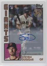 2019 Silver Pack Series 2 1984 Topps Baseball Signatures Steven Duggar Auto fl4