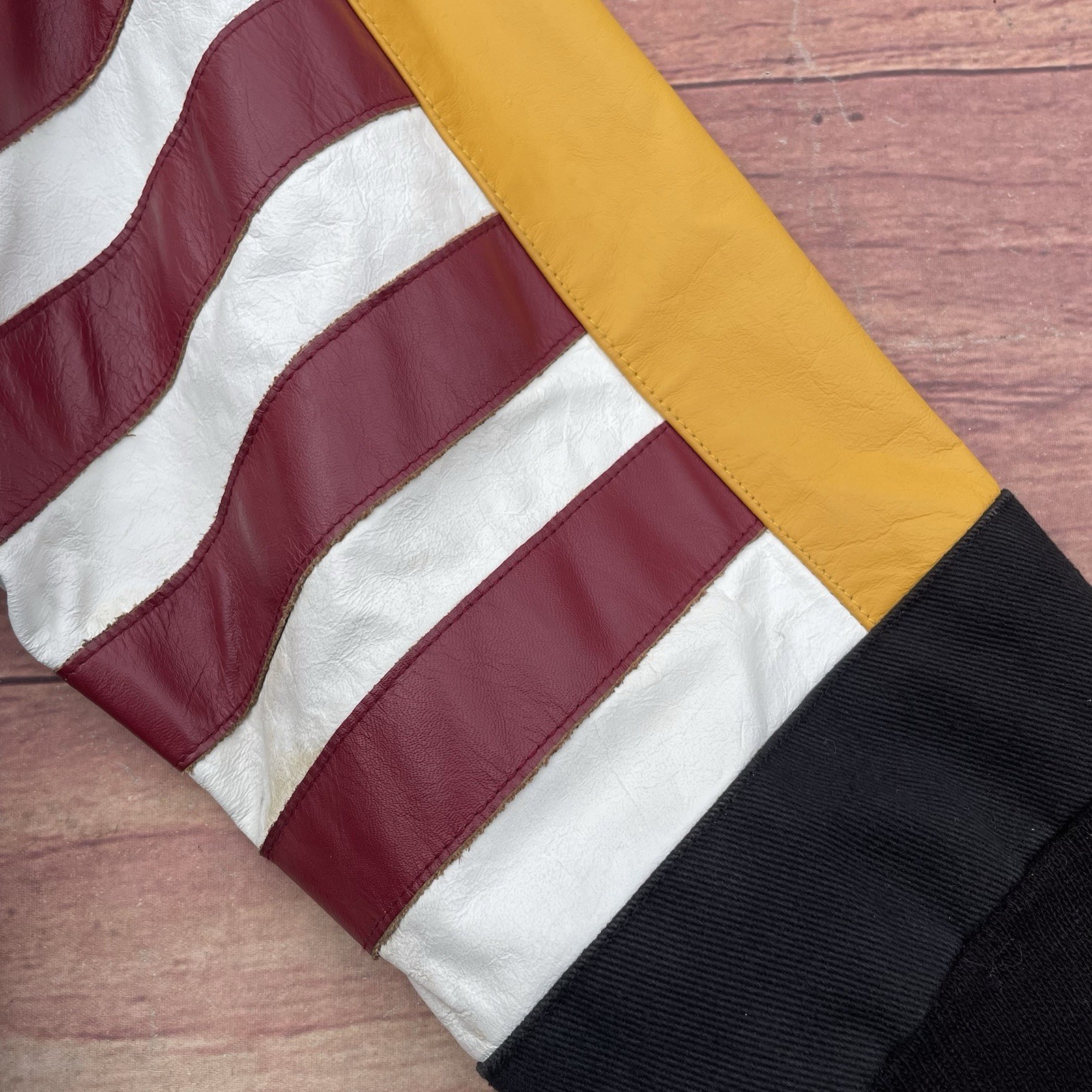 Vintage 90s Jeff Hamilton Florida State Seminoles NCAA Leather Jacket Mens Small