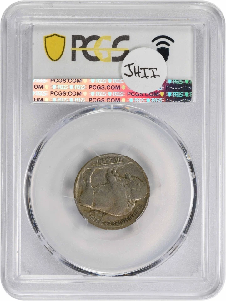 1913-S Buffalo Nickel Type 2 VG10 PCGS - Image 2 of 2