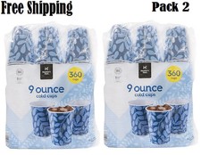 2 Pack Member'S Mark Printed Paper Bath Cold Cup 9 Oz., 360 Ct. FREE SHIPPING
