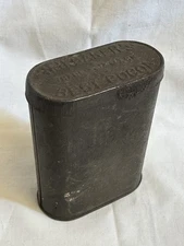 Antique W.H. Baker’s Embossed Cocoa Tin Oval Can Late 1800s Early 1900s Vintage