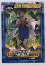 2024-25 Topps Chrome Sapphire Edition Brandin Podziemski #7 1tu5