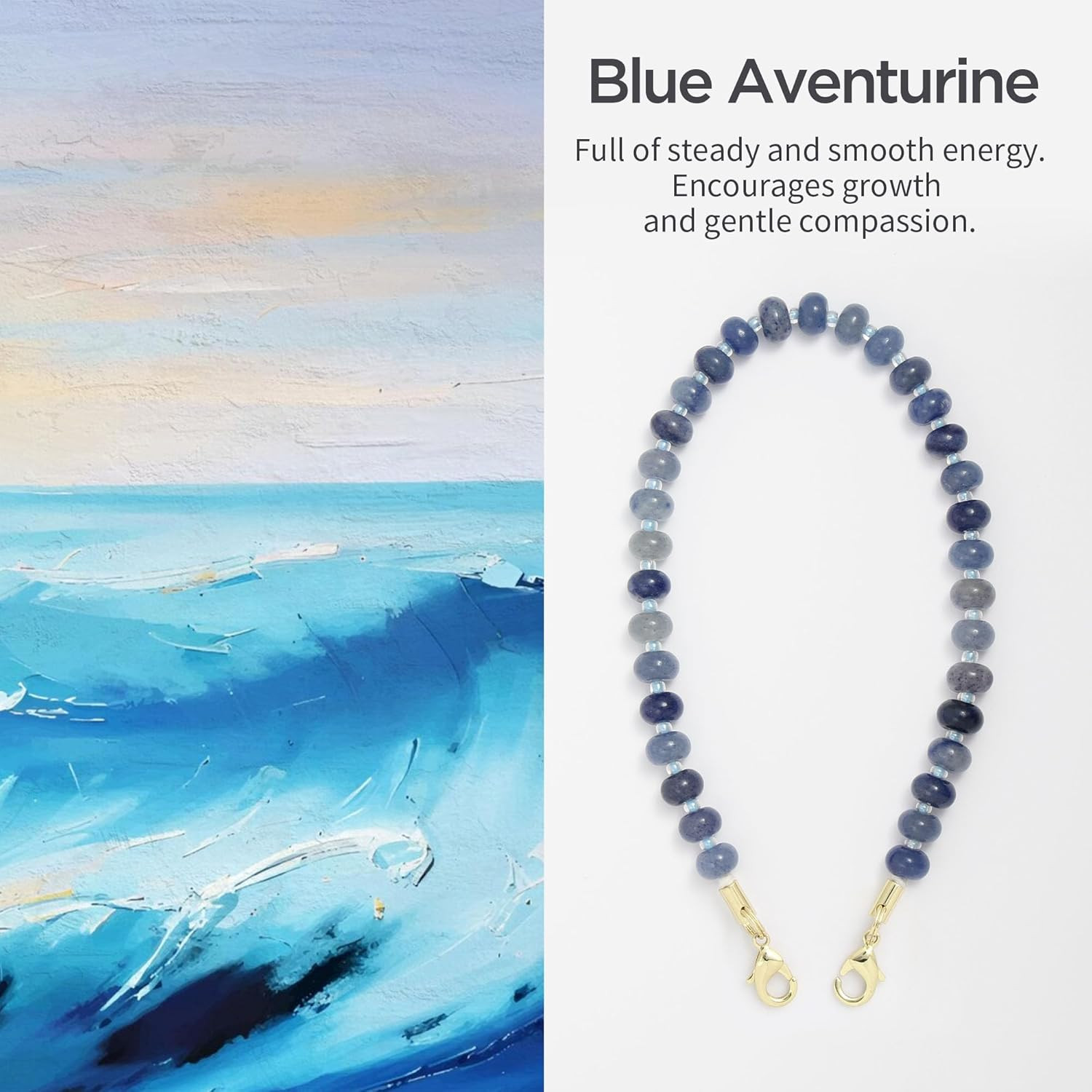 Natural Stone Phone Charm, Beaded Healing Phone Wrist Strap, Handmade Cellphone 