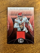 ✨2025 Panini Icon Collections Patrick Mahomes II #GG-3 Game Gear Jersey