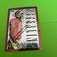 1996 TOPPS FINEST FOOTBALL #105/S20 J.J. STOKES