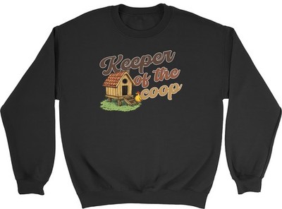 Keeper of the Coop lustiges Hühnerliebhaber Kinder Sweatshirt Geschenk Pullover