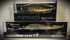 Megabass PopMax & Vision Oneten 110 +1 SG Smallmouth Bass SP-C Respect Series 80
