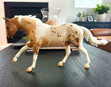 Breyer BreyerFest 2021 White & Tan Speckled Appaloosa Model Horse Plastic