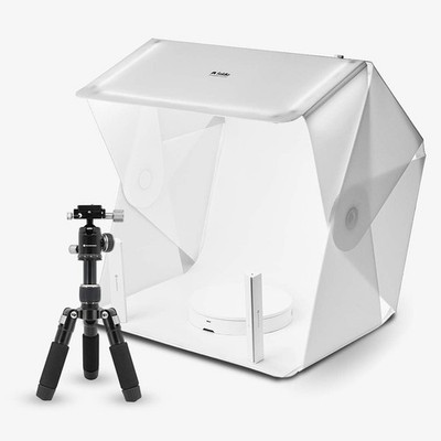 Foldio3 25 Photo Studio Light Box with Halo Bars Tripod