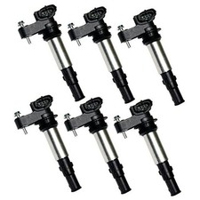 Set of 6 Ignition Coils compatible with Cadillac SRX CTS STS GMC Acadia Buick