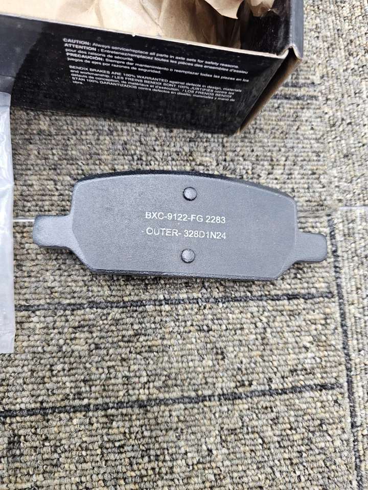 Pastillas de freno de disco traseras de cerámica Bendix SBC2283 STOP para Tesla 3 2017-2024 Foto 4 de 4