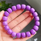 11mm Natural Purple phosphosiderite Beads Bracelet AAA