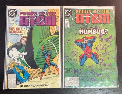Power of the Atom #9 & #10 1989 DC Comic Book Stern Turner Wilson (KL)